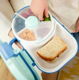 GoBe Snack Spinner Lunchbox Kids Snack Spinner Combo Bento Box - Blueberry Blue