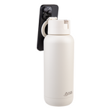 Oasis Mag-Grip Stainless Steel Moda Drink Bottle 1L Phone Selfie - Alabaster