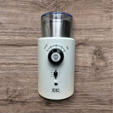 Precision Electric Coffee Grinder for Home Brew | Barista White