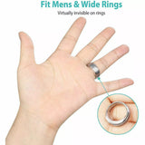 8Pcs Clear Ring Size Adjuster Set for Loose Rings 
