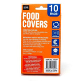 Home Master® 3PK Food Covers 10 Bags Fit to containers, bowls , plates