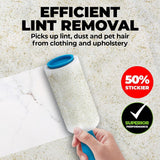 2PK Home Master Lint Roller Remover 100 Sheets Each Easy Peel Pets Clothes