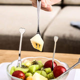 10pcs Appetizer Dessert Forks Stainless Steel Mini Salad Fruit Cake Cocktail