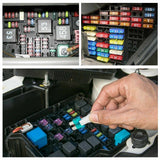 220pcs Assorted Mini Fuse Blade Fuses Set Auto Car Truck Assortment Kits ATM APM