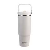 Oasis Stainless Steel VoyagerTumbler with Handle 900ml Drink Cup - Alabaster