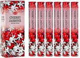 HEM Hexagon Cherry Jasmine Incense Scents Meditation Aroma Fragrance 120 Sticks