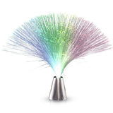 LED Mix Colour Changing Fibre Optic Lamp Crystal Mood Night Light Decor Home