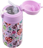 Oasis Double Wall Insulated Kids Drink Bottle Stainless Steel 400ml LadyBug