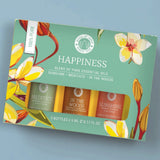 Happiness Essential Oil Blend Meditate Sunshine & Woods Song of India Gift Set
