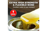 2pk Adhesive Glue Contact Weatherproof Strong Flexible Handy Hardware 200ml