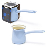 1PK Coffee Culture Enamel Turkish Coffee Pot Stove Tops Coffee 450ml - Sky