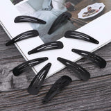 10pcs Alligator Hair Clips Metal Snap Barrettes Hair Styling Tool Women Girls