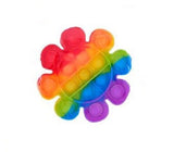 1pc Push Pop Bubble Pop It Fidget Sensory Toy Stress Relief Silicone - Flower