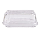 Kitchenworks Glass Butter Dish Thick Durable Glass Premium Dishwasher Safe