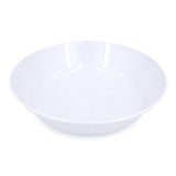 6 Pce Melamine Bowls Lightweight Durable & Resistant Picnic BBQ - 20x5cm White
