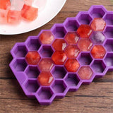 1pc 37 Ice Cube Tray Ball Maker Mould Mold Sphere Whiskey Bar Silicone Assorted