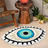 Eye Shaped Bath Mat Multi-size Floor Carpet Doormat Evil Eye Rug Home Decoration
