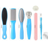 8pcs Manicure Foot Rasp File Hard Dead Skin Remover Pedicure Peeling Tools Kit