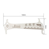 1pc 3In1 Bike Chain Wear Indicator Chain Checker Ruler Portable Caliper Cycling