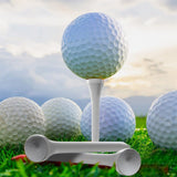 100x White Wood Wooden Golf Tees 54mm Golf Ball Tees Supplies Accessories