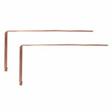 Pack of 2 Copper Dowsing Divining Rods for Feng Shui Divination Ghost Hunting
