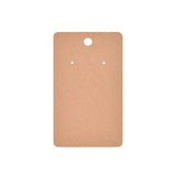 200pcs Earring Cards Jewellery Cardboard Paper Jewelry Display 9x5cm - KRAFT