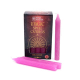 Pack of 20 Candle Magic Spell FRIENDSHIP Candles Rituals - Pink