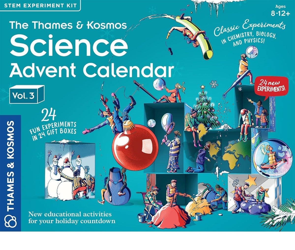 Science Advent Calender Vol 3Thames & Kosmos Fun in 24 Daily Experieme ...