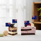 50x Australian Flag Toothpicks – Party Picks for Australia Day