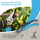 Pruning Shears Plant Scissors Trim Fruit Tree Snips Branch Garden Secateurs 20cm