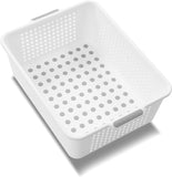 Madesmart Classic Medium Storage Basket Multi-Purpose Organizer 37x27x12cm White