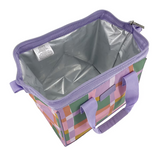 Sachi Insulated Lunch BagTote Storage School Work Recess Style 34 Pastel Checks