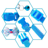 6PK Bow Tie Cat Dog Kitten Collar with Breakaway Safety Release Buckle 19-32cm