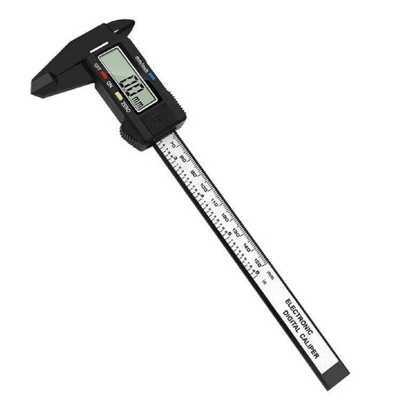 150mm Carbon Fiber Electronic LCD Digital Vernier Caliper Gauge Measuring Tool