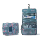 1pc Travel Cosmetic Makeup Bag Storage Bag Hanging Toiletry Organizer Blue Bird