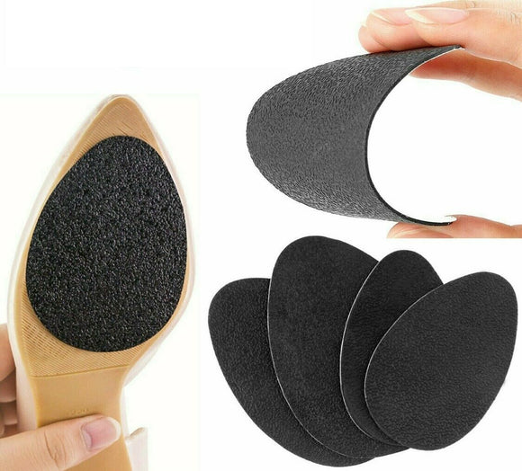 Non-Slip Shoes Pads Adhesive Shoe Sole Protectors, High Heels Anti-Slip Shoe Grips,Black - 3 Pairs