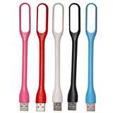 5x Bendable Flexible USB LED Light Lamp Keyboard Laptop Camping lights Assorted