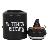 Witches Brew Tea Canister Ceramic Novelty Home Decor Teabag Holder