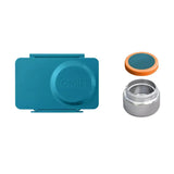 OmieBox UP Hot & Cold Lunch Box Kids Food Storage Container - Teal Green
