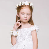 Women Girls Flower Wreath Floral Hairband Crown Headband Garland Party Floral
