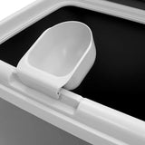 Paws & Claw W/Scoop Pet Dry Food Storer Bin Storage Container 52.5x43cm 60L Grey