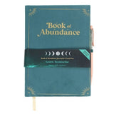 Book Of Abundance Journal With Green Aventurine Crystal Pen