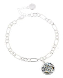 Elegant Bracelet Equilibrium Paua Shell Stylish  Ideal Gift - Tree of Life