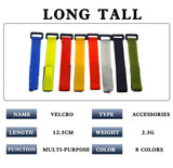 12x Fishing Rod Tie Strap Tackle Wrap Band Pole Holder Fastener Fish Accessory