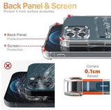 Case Wallet Card Holder Cover Clear For Apple for iPhone 14 Pro Max