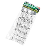 12PCE Spiral Bird Deterant Reflectors Silver Weatherproof Garden Greens 29cm