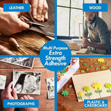 4PCE Adhesive Multipurpose Spray Office Central Acid Free Strong Bond 150ml