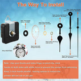DIY Quartz Movement Wall Clock Motor Mechanism Short Spindle Repair Kit AU