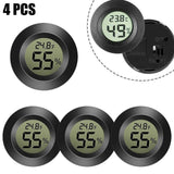 Mini LCD Display Round Digital Thermometer, Hygrometer