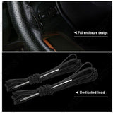 Breathable Anti-slip Universal 38cm PU Leather DIY Car Steering Wheel Cover